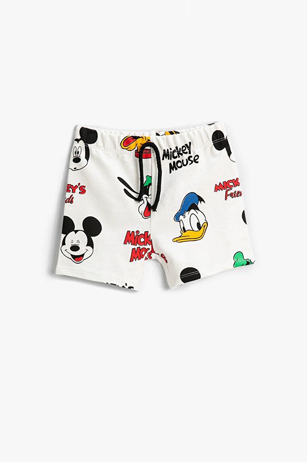 Erkek Bebek Mickey Mouse Baskılı Lisanslı Şort 2smb40096tk - 1