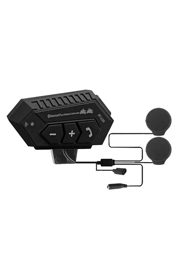 Intercom 2000mah Uyumlu Batarya Çift Kask Baglantı Bt12b 5.0 Bluetooth - 2