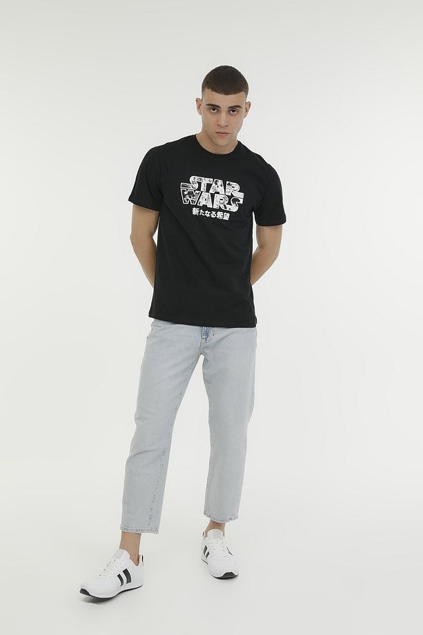 Ml Starwars 11lsn05 3fx Siyah Erkek Kısa Kol T-shirt - 3