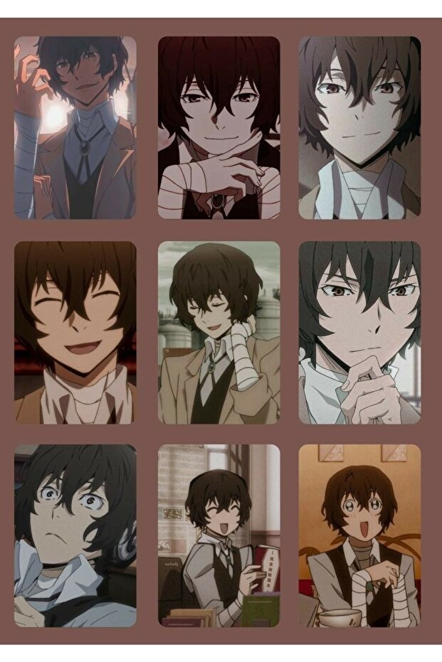 Anime- Bongou Stray Dogs Patterned Photo Card Set of 9