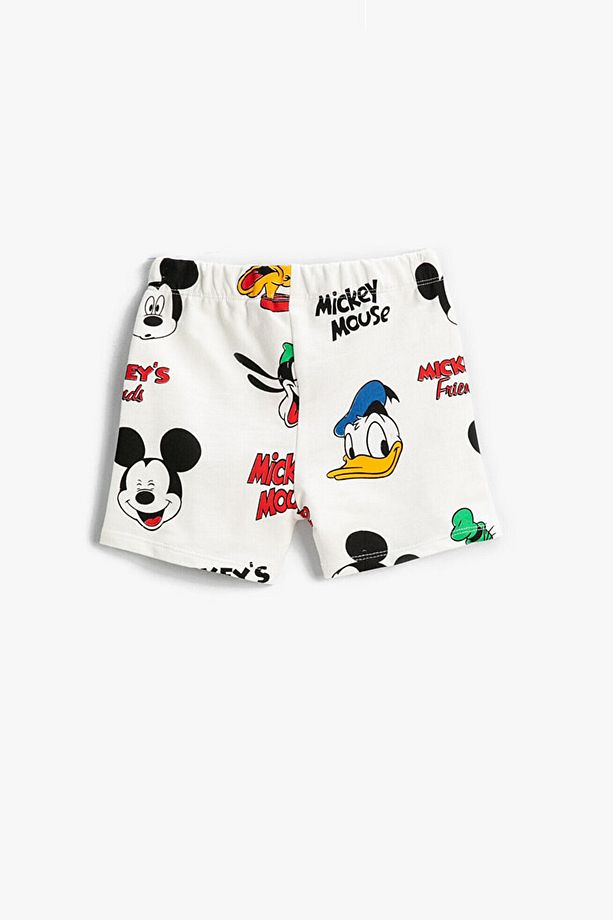 Erkek Bebek Mickey Mouse Baskılı Lisanslı Şort 2smb40096tk - 3