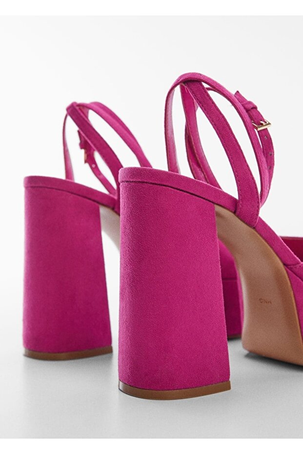 Kalın Tabanlı Bilekte Sandalet - 6