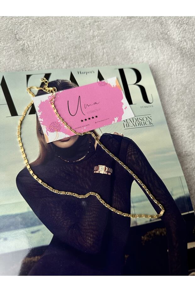 Arpa Pullu Altın Kolye - 1