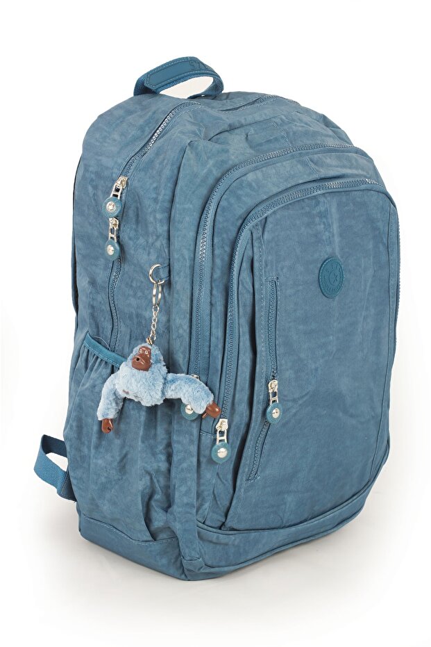 571 Crinkle / Clinkir Waterproof Lightweight Multi-Compartment Sports, Travel, School, Laptop Backpack Blue 1d