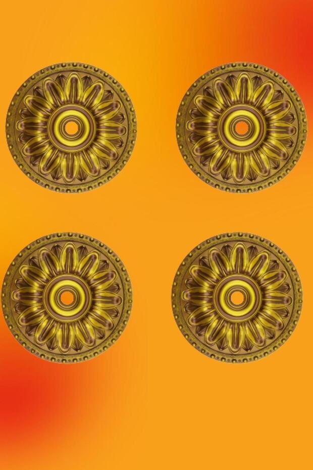 Avize Göbeği Motif 40*40 4 Adet - 1