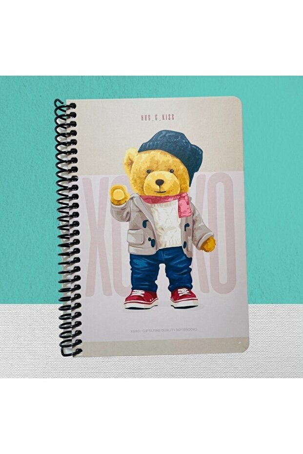 XOXO حلزوني صلب Kpkدفتر 17x24 120 Ypمتقلب