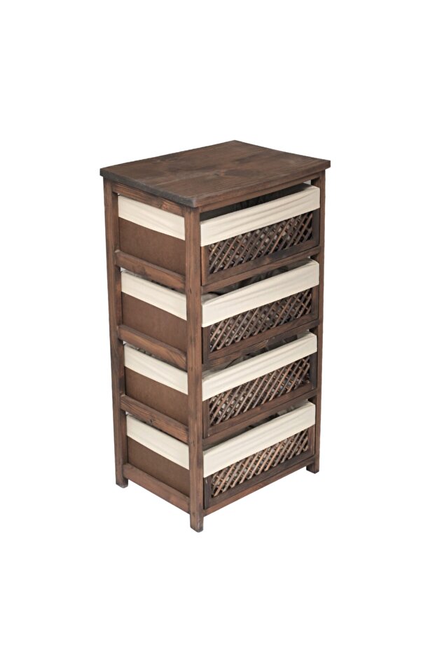 Ahşap Sebzelik 4lü - 1