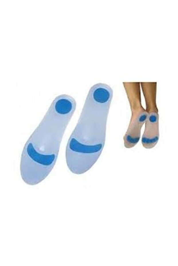 Full Orthopedic Anatomical Silicone Shoe Insoles Heel Spur Insoles