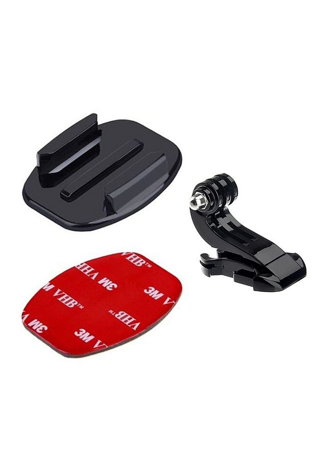 Gopro Uyumlu Düz Yüzey 3m Bant + J Hook - 1