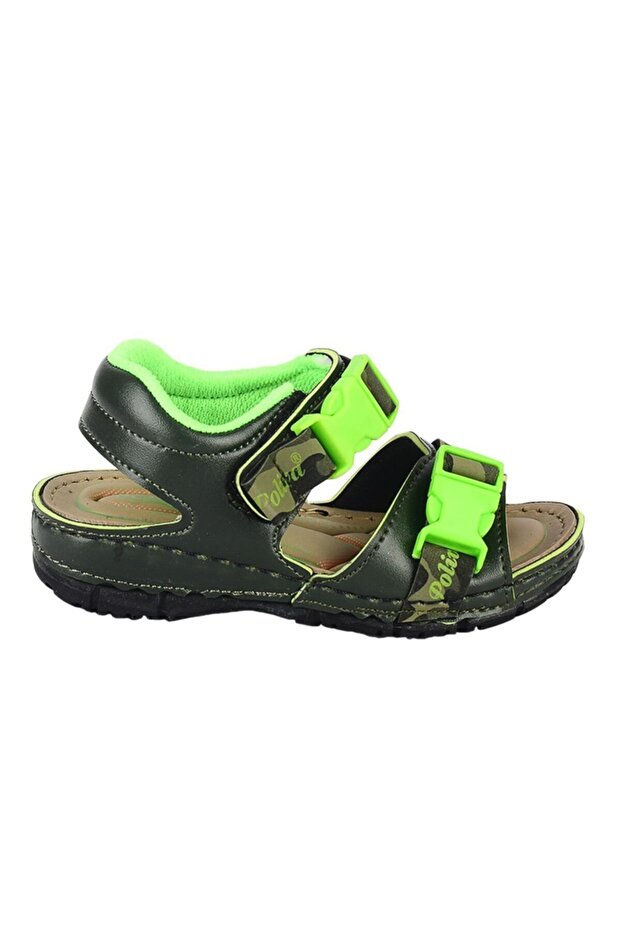 Boy's Khaki Velcro Summer Sandals Shoes 5505