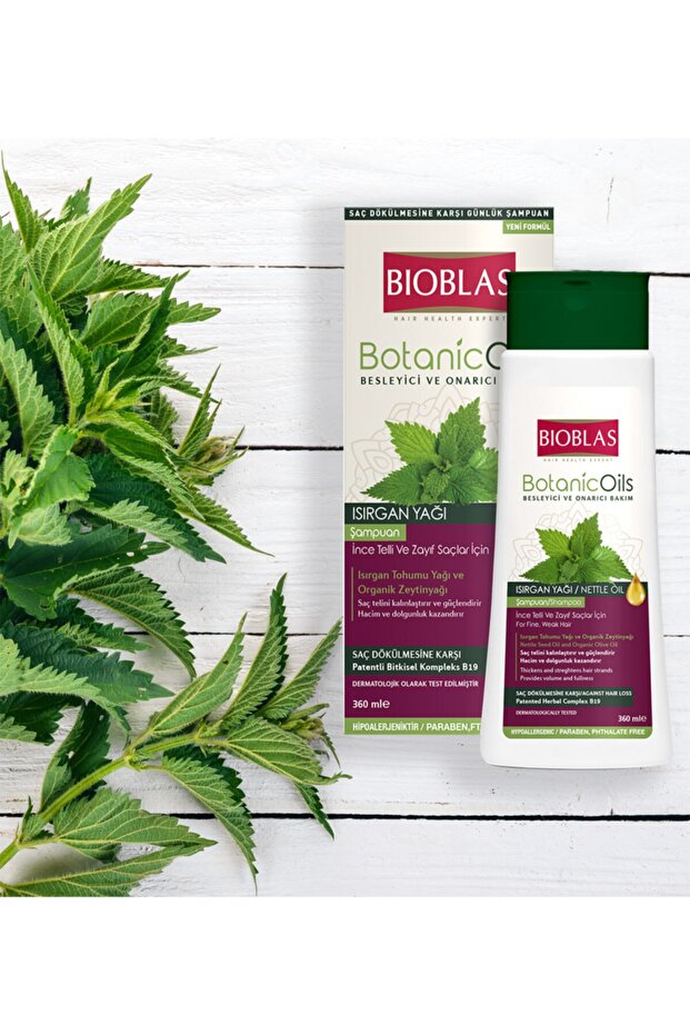 Bıoblas Botanıc Oıls Isırgan Yağı (ince Telli Ve Zayıf Saçlar) 360 ml - 2