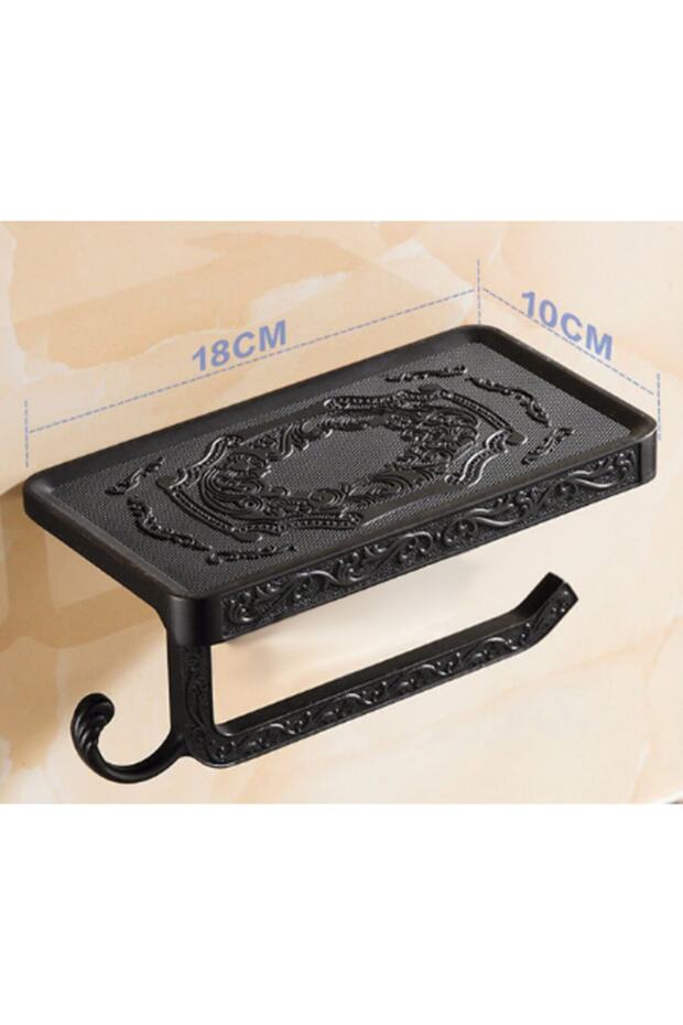 Black Toilet Paper Mobile Phone with Shelf