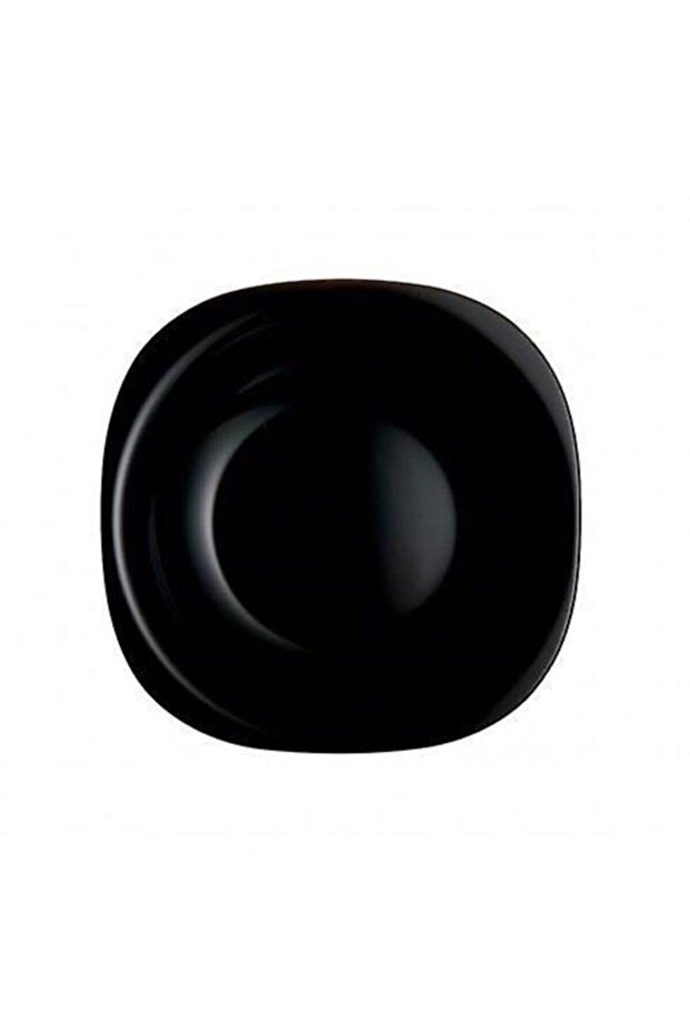 Carine Noir Black Cake Plate 19cm Set of 6