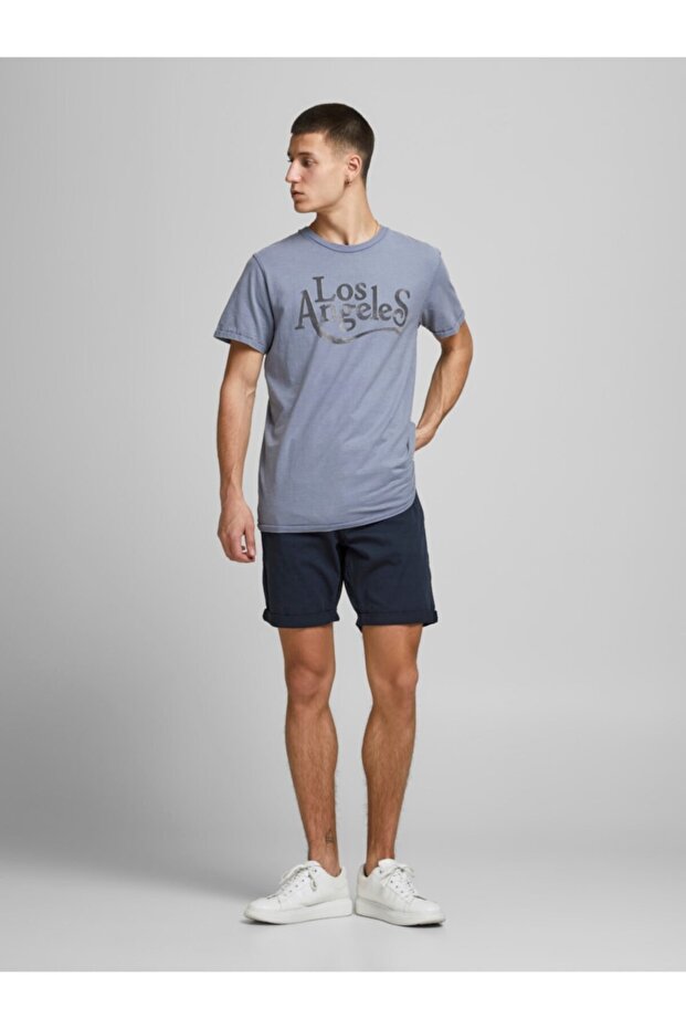 Erkek Lacivert Şort - 5