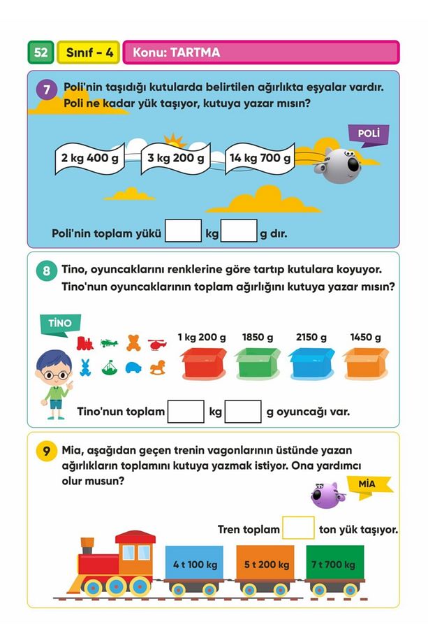 4.Sınıf Matematik Canlanan Soru Bankası (2 adet aynı ürün) - 8