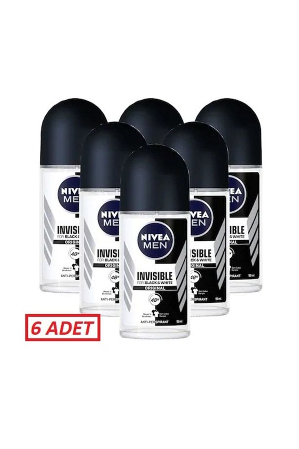 Invısıble Black&whıte Power Roll On Deodorant 50ml Erkek - 1