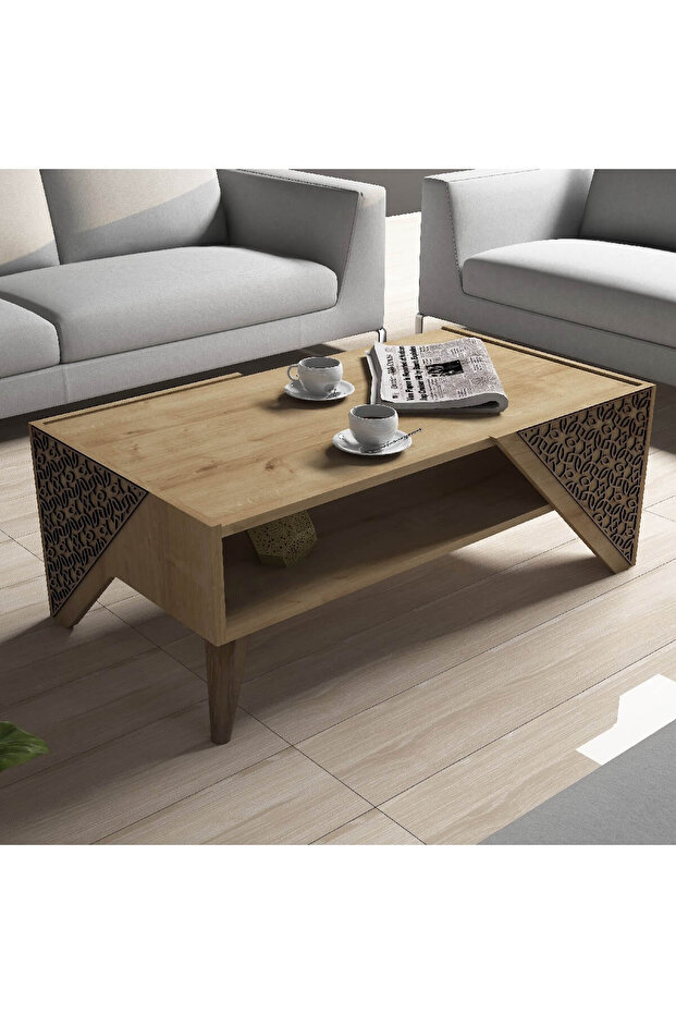 Beril Orta Sehpa - Meşe - 3