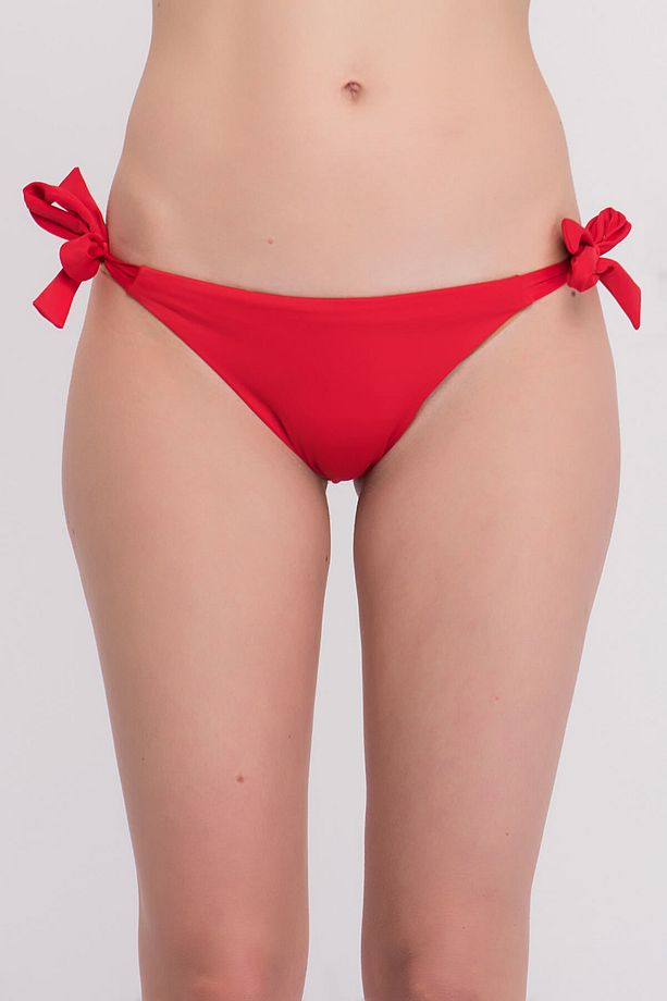 Kadın Kırmızı Bağcıklı Bikini Altı CSLD092006 - 1