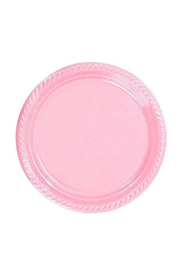 Pembe Plastik Tabak 26 cm - 1
