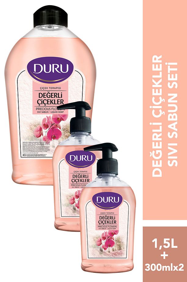 Çiçek Terapisi Değerli Çiçekler Sıvı Sabun 1.5 +300+ 300 ml - 1