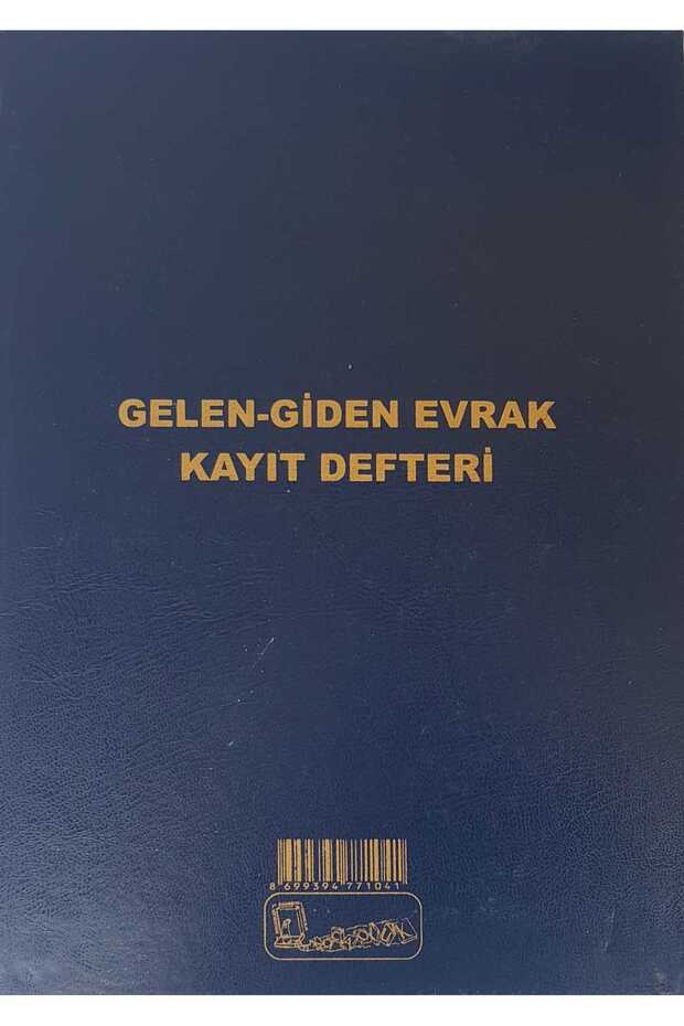 GELEN-GİDEN EVRAK KAYIT DEFTERİ CİLT KAPAK - 1
