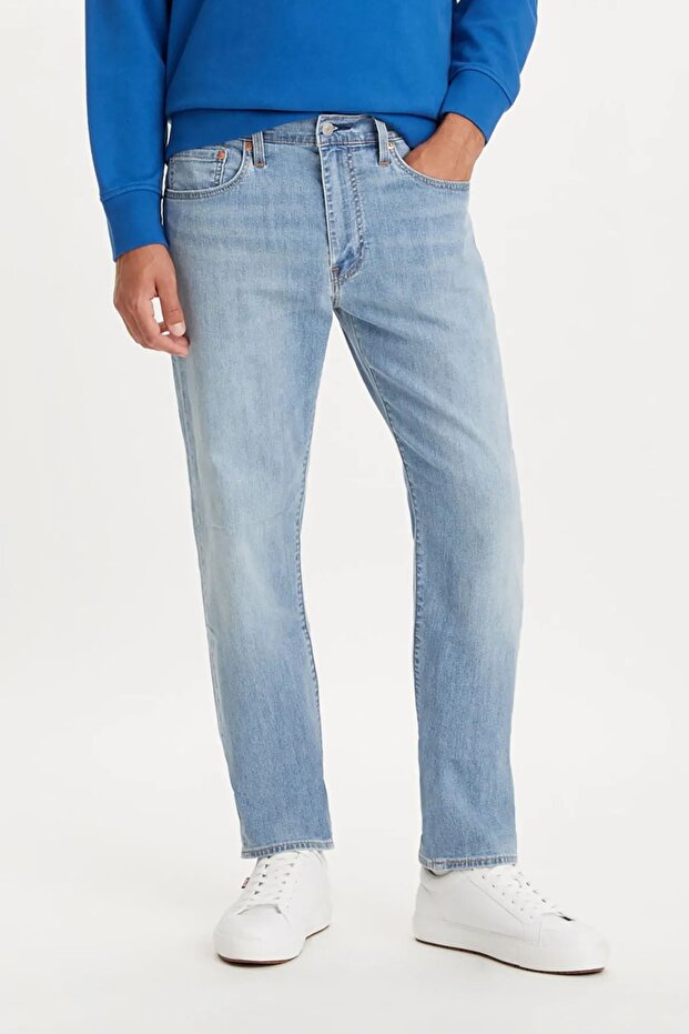 Cotton 502 Normal Waist Regular Fit Straight Leg Jeans Men's Denim Trousers 29507