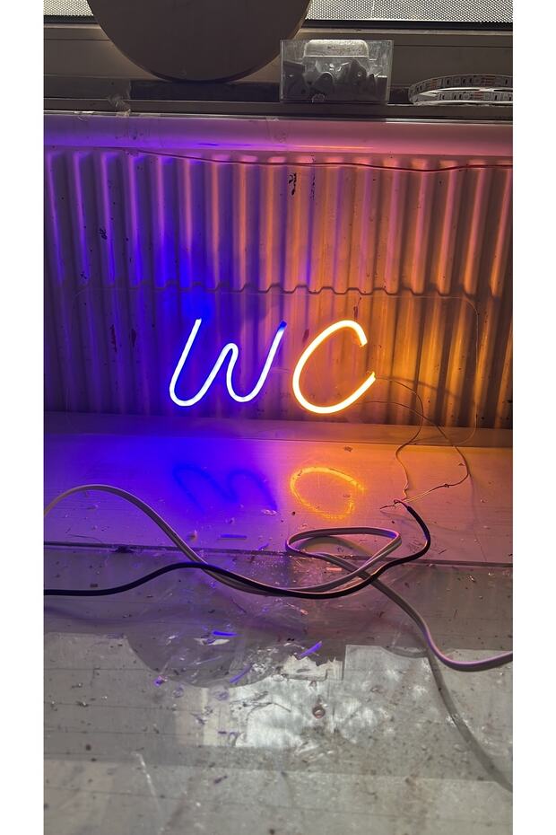 Neon Wc Tabela Tablo - 1