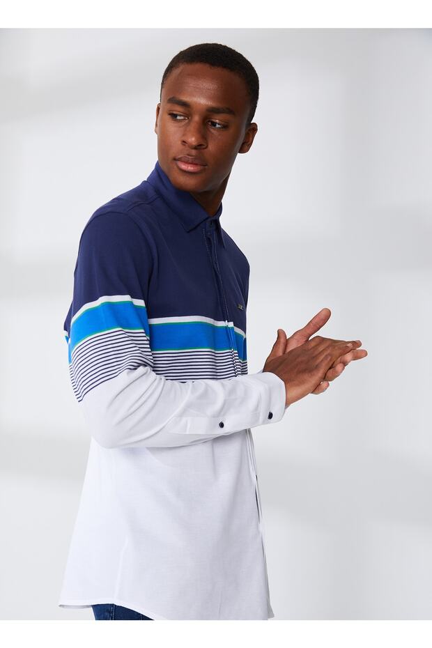 Shirt, Xs, Navy Blue