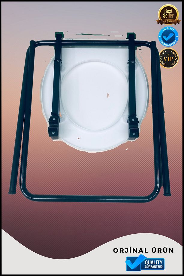 Portatif Kamp Tuvaleti Karavan Tuvaleti Piknik Tuvaleti Katlanır Wc 50*45*45 Cm - 4