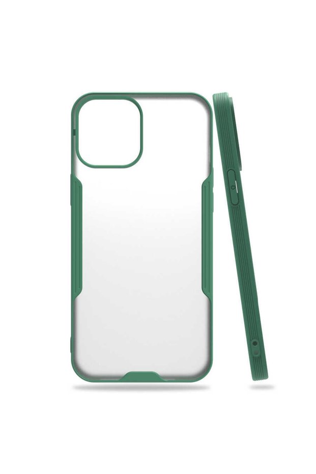 Apple iPhone 12 Mini Case Frosted Transparent Parfait Cover with Camera Protection on the Back