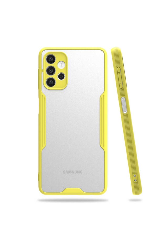 Samsung Galaxy A32 4g Case with Camera Protection Frosted Transparent Parfait Cover on the Back