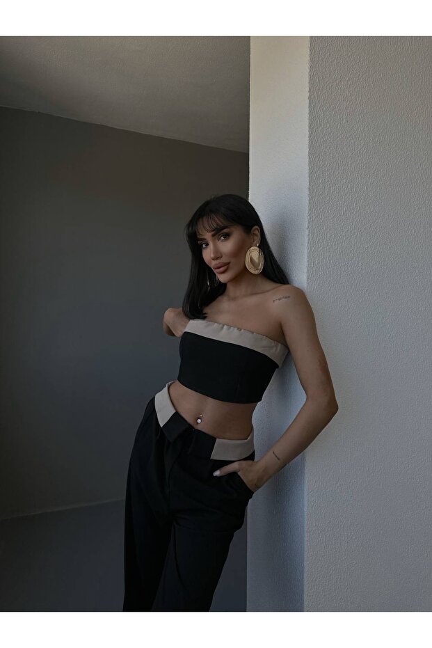 Strapless Black Suit - 1