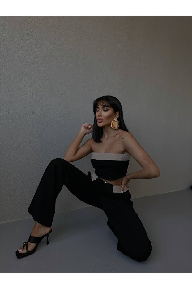 Strapless Black Suit - 2