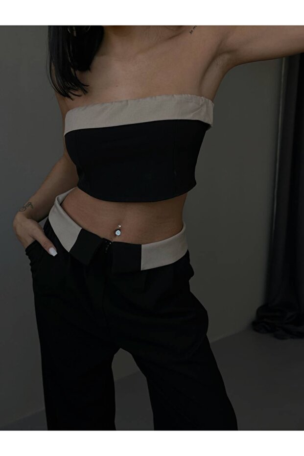 Strapless Black Suit - 3