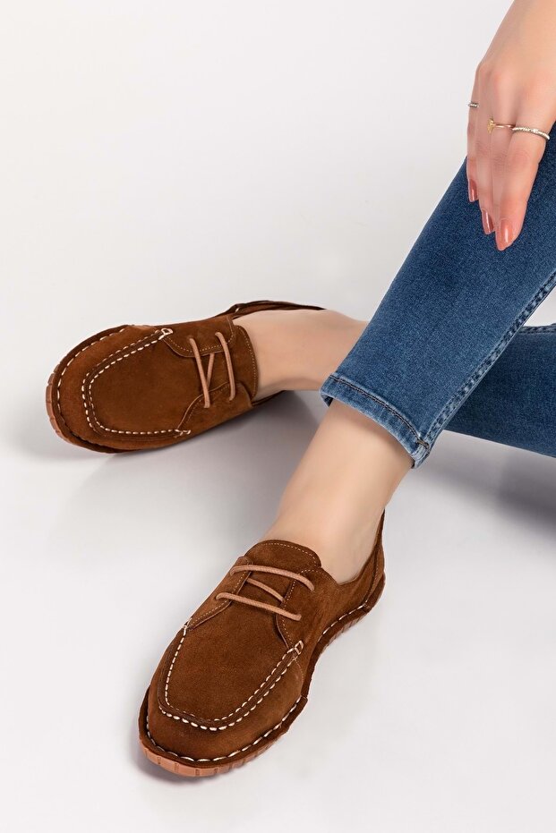 Genuine Leather Flexible Lightweight Loafer Shoes Esl.602