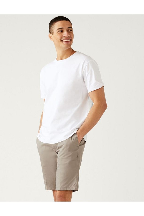 Regular Fit Chino Şort - 1