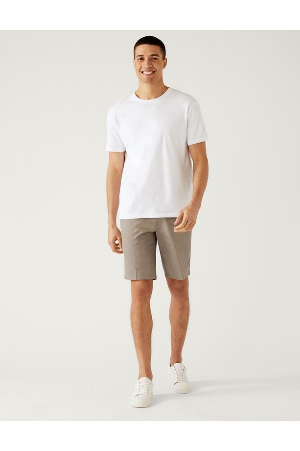 Regular Fit Chino Şort - 2
