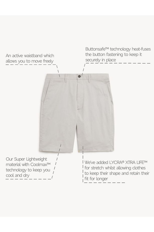Regular Fit Chino Şort - 5