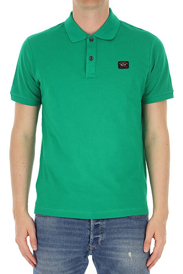 Men's Knitted Polo Shirt C.wCotton
