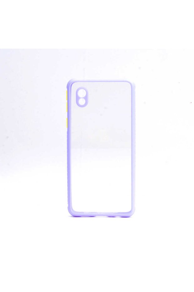Samsung Galaxy A01 Core Case Glossy Transparent Kaff Cover with Corner and Camera Protection