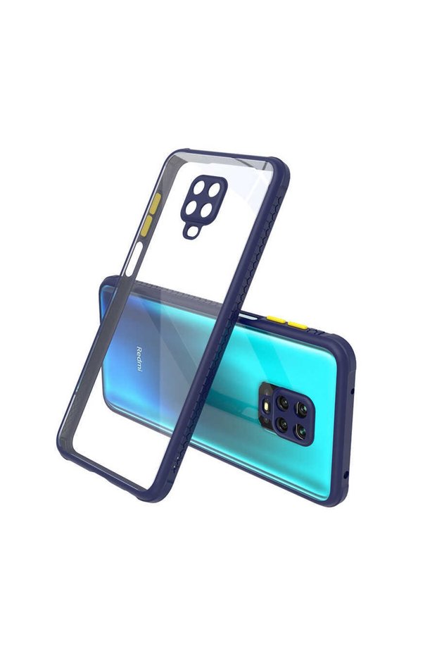 Xiaomi Redmi Note 9S / Note 9 Pro Case Glossy Transparent Cover with Corner and Camera Protection on the Back