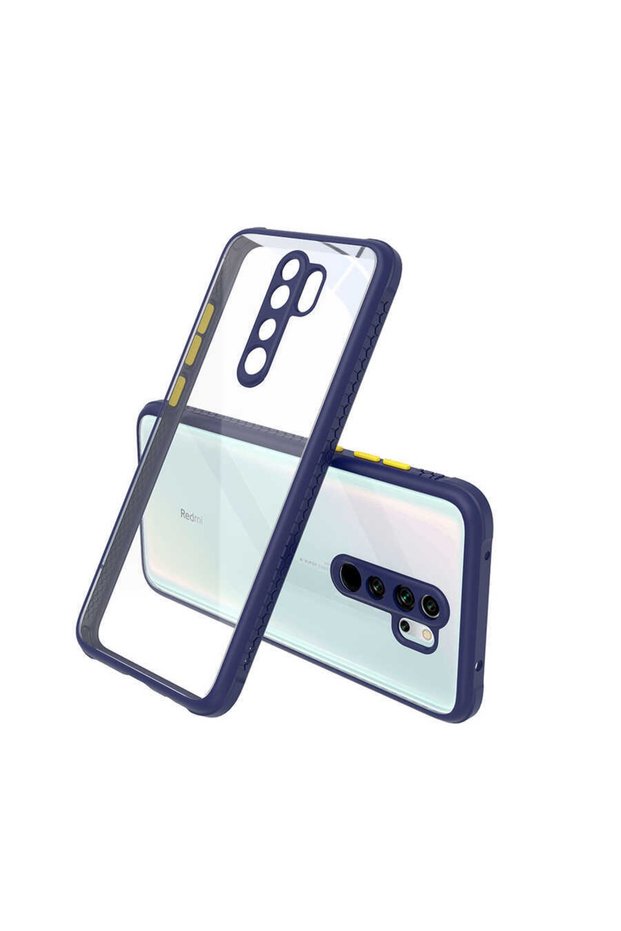 Xiaomi Redmi Note 8 Pro Case Glossy Transparent Kaff Cover with Corner and Camera Protection