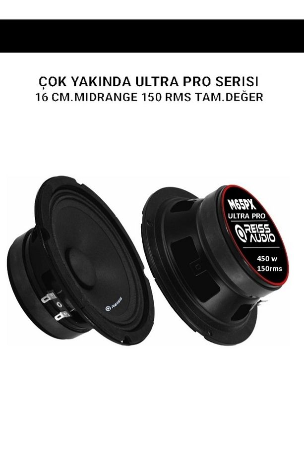 16 Cm Çifti 900 Wat 300 Rms Yeni Seri Midrange Ultrapro Serısı 1 Takım 2 Adet - 2
