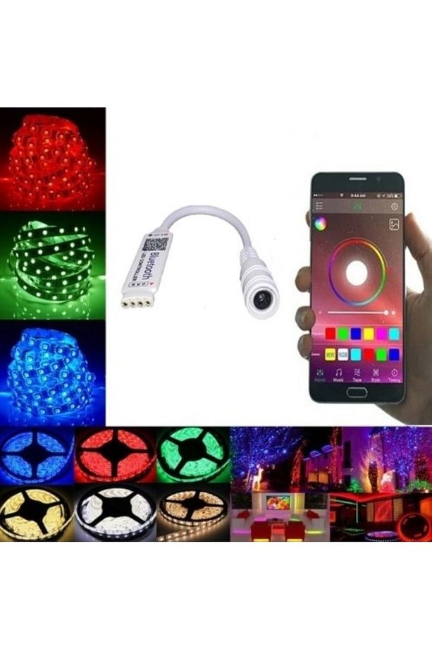 Bluetooth Rgb Şerit Led Kontrol Modül Cihazı Telefon Üzerinnden Kontrol - 2
