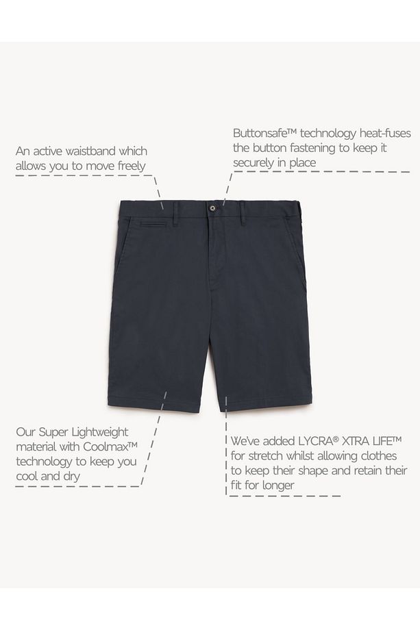 Regular Fit Chino Şort - 5