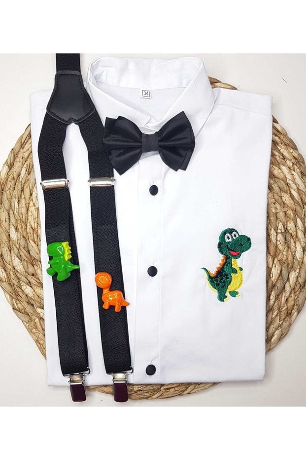 Dinosaur Concept Sling Bow Tie Shirt