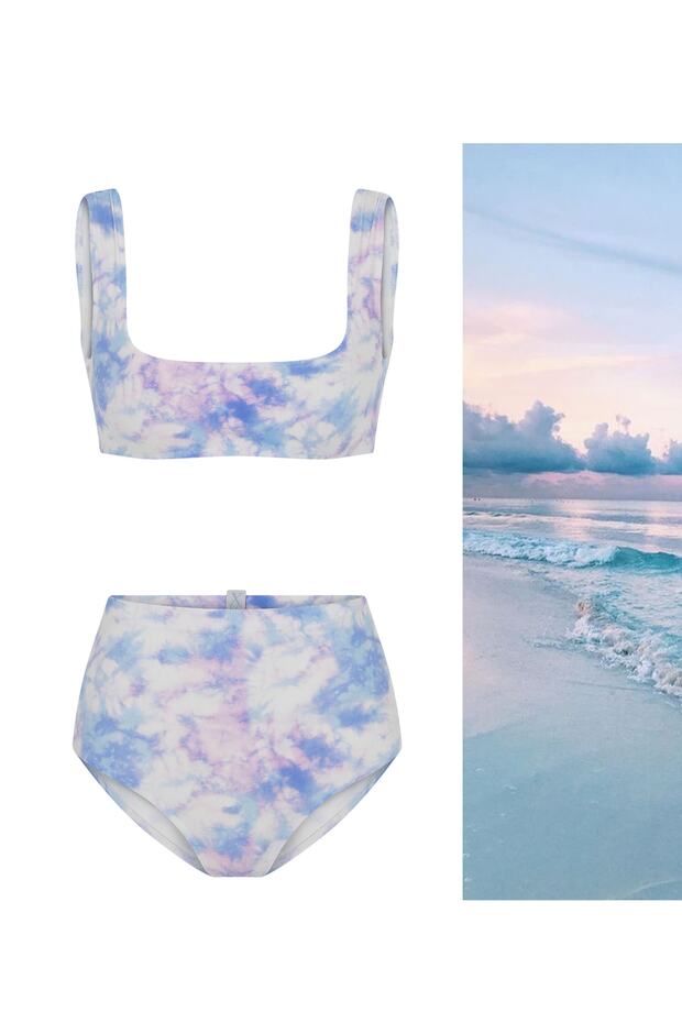 Kare Yaka Bikini Üstü - 8