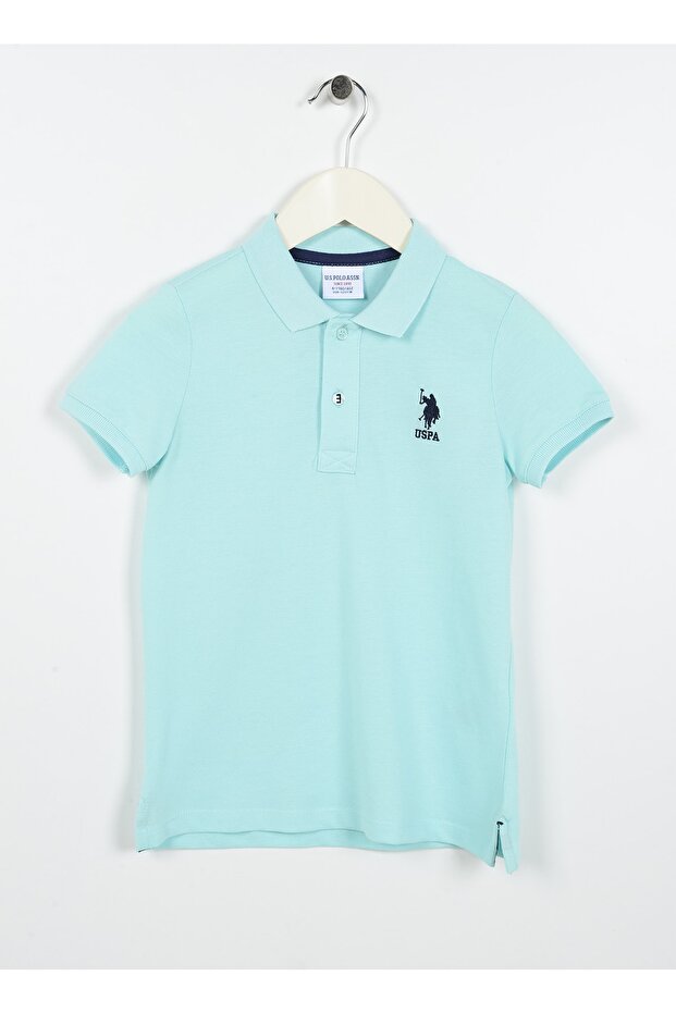 Plain Light Green Boy's T-shirt Tp01ıy023