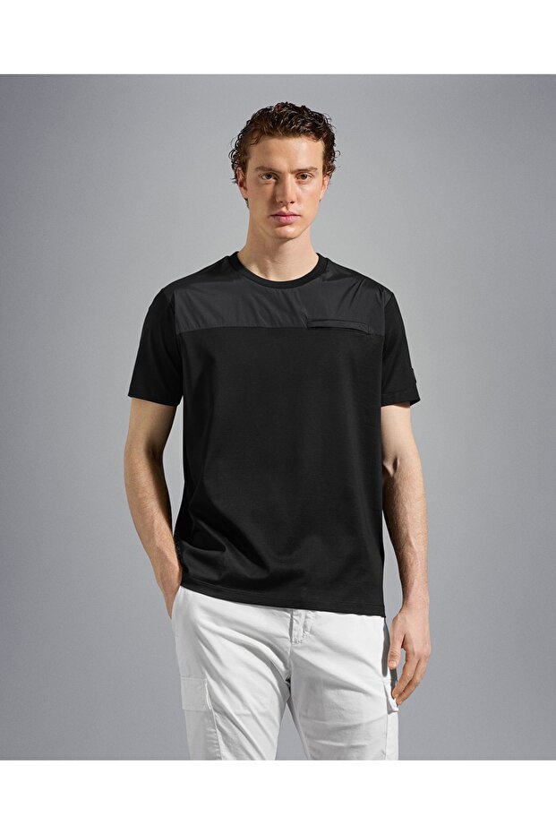 Men's Knitted T-shirt C.wCotton