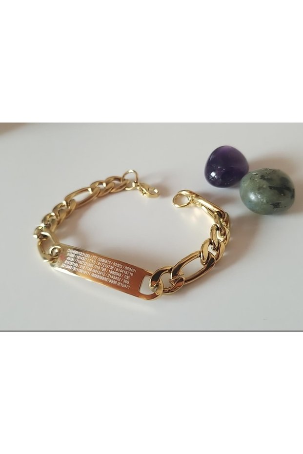 Number Sequency Complete Steel Bracelet, Material Abundance, General Health, Protection
